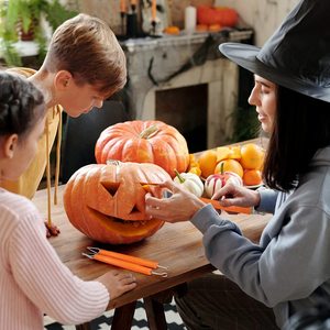 9 Piece Tools Halloween <strong>Pumpkin</strong> <strong>Carving</strong> <strong>Kit</strong> - Product Image 4
