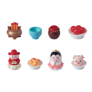 Dp Guanyin God Of Wealth Resin Craft <b>Miniature</b> Desktop Ornament For Chinese New Year Decor - Product Image 5