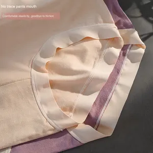 Women's <strong>High</strong>-<strong>Waist</strong> Seamless Briefs Knitted Pure Cotton Crotch Tummy-Tightening Butt-Lifting Hip-Covering <strong>Underwear</strong> Thin - Product Image 3