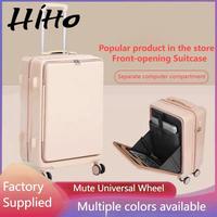 Nouveau design Valise Trolley Bagages ABS Matériau Pc Valise Trolley étanche à ouverture frontale avec poche pour compartiment d'ordinateur