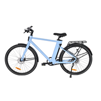Vélo électrique en alliage d'aluminium à une vitesse 250w 36v 2026 Nouveau modèle 700c Vélo urbain à transmission par courroie Vélo de route électrique Electro Fahrrad