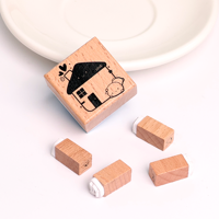 Tampon en caoutchouc en bois personnalisé – Conception sur mesure pour loisirs créatifs, scrapbooking, emballage de petites entreprises, branding, cadeau esthétique