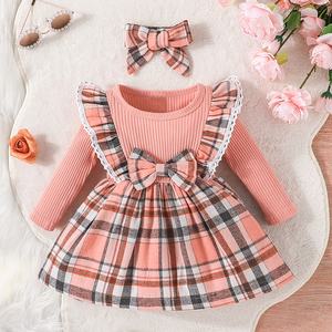 <span class=keywords><strong>Robe</strong></span> <span class=keywords><strong>de</strong></span> Noël Décontractée Rouge à Manches Longues pour Bébé Fille 3-24 <span class=keywords><strong>Mois</strong></span>, Mignonne Vêtement pour Bébés - Product Image 6