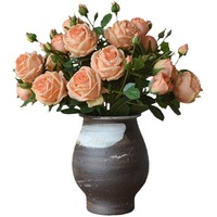 Bunga Artifisial Spring Serenity Rose untuk Dekorasi Rumah, Pernikahan, Pesta, Acara, Grosir, Kualitas Tinggi, Sentuhan Realistis