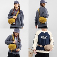 Maßgefertigte Outdoor Ripstop Nylon Umhängetasche mit Flaschenhalter Neue Designs Leichte Wasserabweisende Schultertasche