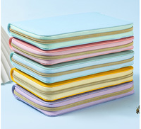 Organiseur personnalisé, planificateur budgétaire, carnet à anneaux, classeur à feuilles mobiles, classeur pour économiser de l'argent, classeur en cuir A6 avec fermeture éclair