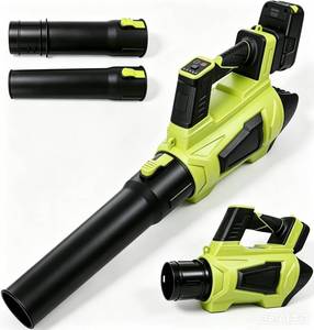 <span class=keywords><strong>Souffleur</strong></span> à <span class=keywords><strong>feuilles</strong></span> portatif haute puissance, 21V, fonctionne <span class=keywords><strong>avec</strong></span> une batterie au lithium, <span class=keywords><strong>souffleur</strong></span> d'air électrique pour jardin et garage - Product Image 4
