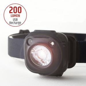 Linterna Frontal LED Profesional de Fábrica, 200LM, IPX4, Recargable por USB, Impermeable, con Sensor de Movimiento y Haz Ajustable para Correr - Product Image 4