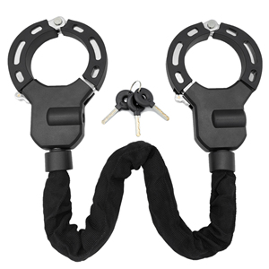 UMEDO Usine Professionnelle Antivol <span class=keywords><strong>Moto</strong></span> Menottes Vélo Chaîne E-scooter Double Antivol - Product Image 1