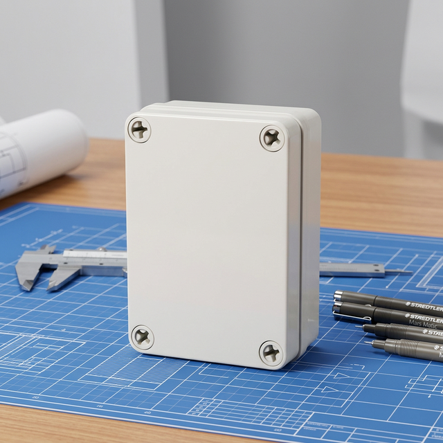 Waterproof IP67 Outdoor Screw Type ABS/PC High Strength ROHS CE Certified Clear Junction Box for CCTV