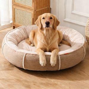 Luxury Modern Classic Cartoon Comfortable Dog Bed for Small & Large Dogs with Corduroy and PP Cotton Fill - Product Image 4