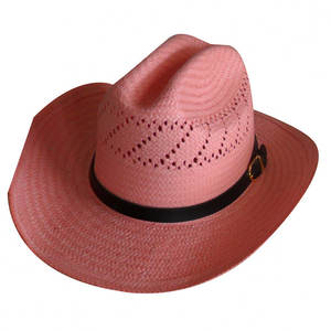 Cappelli di <span class=keywords><strong>paglia</strong></span> di cappelli da cowboy di carta rosso "son - Product Image 1