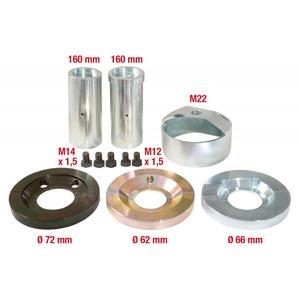 KS TOOLS-150,2130 Juego de herramientas de rodamiento de rueda para VAG | (14 piezas)-TRANSMISIÓN EAN 4042146270554 - Product Image 3