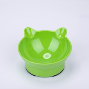 Tazón Elevado Antideslizante para Mascotas con Forma de Oreja de Gato, Venta al por Mayor de Fábrica, Comedero Ecológico de Plástico para Gatos - Product Image 3