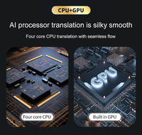 Traducteur intelligent S35 AI, traducteur instantané portable pour 138 langues, machine de traduction grecque pour les voyages