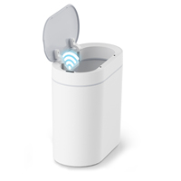 Poubelle Intelligente Slim ELPHECO à Capteur Tactile Automatique pour Salle de Bain, Chambre, Bureau – 2 Styles