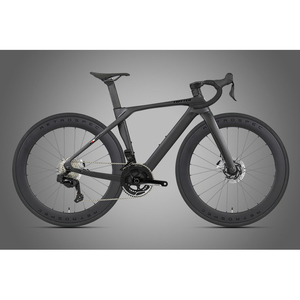 Vélo de ville en fibre de carbone 700C, 24 vitesses, frein à disque hydraulique, cadre aérodynamique, jante de 60 mm, câble entièrement dissimulé, T10pro 2e génération - Product Image 3