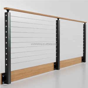 YL METAL <span class=keywords><strong>Garde</strong></span>-<span class=keywords><strong>corps</strong></span> moderne en câble d'acier inoxydable <span class=keywords><strong>pour</strong></span> balcon, rampe de sécurité <span class=keywords><strong>pour</strong></span> <span class=keywords><strong>escalier</strong></span> intérieur/extérieur - Product Image 4