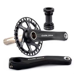 GOLDIX Children Bicycle Crankset 110mm/127mm/140mm/150mm/155mm/160mm Crank MTB Kid Crankset 28T-36T Chainring for Shimano <strong>SRAM</strong> - Product Image 4