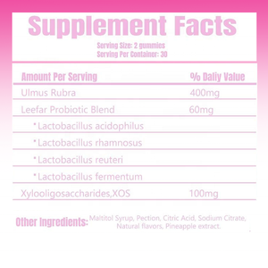 Gomitas Probióticas para Mujeres al por Mayor OEM + Gomitas de Olmo Líquido para Mujeres, Suplementos Herbales para el Equilibrio del pH - Product Image 4