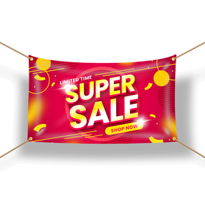 Direct From Factory Manufactured Custom Printed PVC Vinyl Banners for Outdoor Advertising Event Usage Promotional Flags Banners