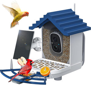 Mangeoire à <span class=keywords><strong>oiseaux</strong></span> intelligente AI moderne de luxe avec caméra, alimentée par batterie solaire, en PP, pour <span class=keywords><strong>oiseaux</strong></span> - Product Image 1