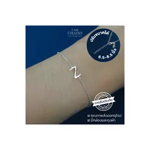 Feiner Schmuck Damen silbernes Armband 925 Sterling-Silber Z-Schriftart benutzerdefinierte Länge für Damen Hochzeit vom Lieferanten in Thailand