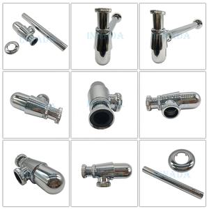 <span class=keywords><strong>Sifon</strong></span>-ND003-G de lujo de latón cepillado para baño, drenaje de residuos, fregadero de <span class=keywords><strong>cocina</strong></span>, trampa para botellas, sifón - Product Image 6