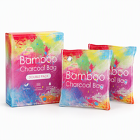 Sachet de charbon de bambou solide parfumé, écologique, multifonctionnel, désodorisant, purificateur d'air, aide au sommeil et anti-stress