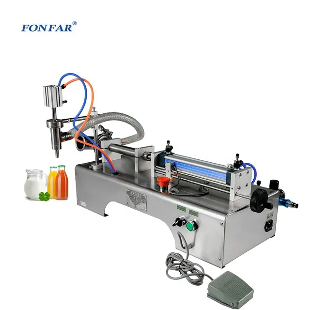 Semi-automatic filling machine price/single and double head liquid filling machine/manufacturer desktop filling equipment