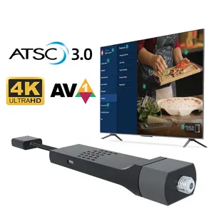 New Arrival ATSC 3.0 tv stick Android 11 TV Tuner NEXTGEN TV 4K USA ATSC Set Top Box atsc 3.0 tuner to usb