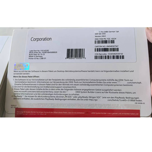 Phiên Bản Đức Win11 Pro Win 11 Chuyên Nghiệp OEM DVD Gói Đầy Đủ 100% Trực Tuyến Kích Hoạt Dán Tùy Chỉnh MS W11 Phần Mềm - Product Image 6