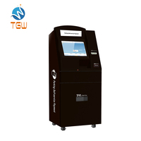 Terminal de paiement automatique, distributeur automatique, pour billet de parking, à écran tactile, tirelire