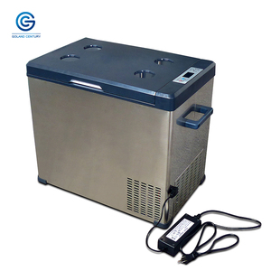 Réfrigérateur portable pour voiture BCD-50C 50L 12V, idéal pour la conduite, les voyages, la pêche, les activités de plein air et l'utilisation à domicile, avec adaptateur secteur. - Product Image 2
