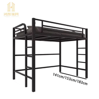 Lit mezzanine en métal avec escalier de rangement, bureau multifonctionnel, canapé, gain de place, pour chambre, hôtel, appartement, dortoir, design moderne