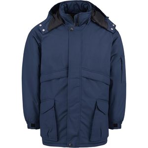 Parka de peso pesado personalizada para hombre, lona de talla grande con material de relleno de algodón, Color Rojo - Product Image 1