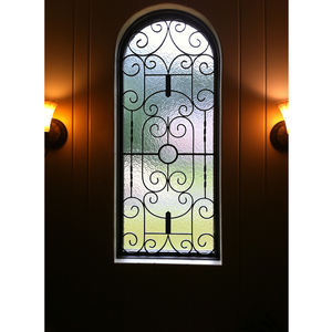 Fenêtre <span class=keywords><strong>en</strong></span> <span class=keywords><strong>fer</strong></span> forgé de style supérieur à sourcils grilles fixes conception de fenêtre - Product Image 3