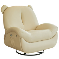 Fauteuil de massage électrique multifonctionnel intelligent en forme d'ours, inclinable, avec commande vocale, en chenille, pour vente en gros