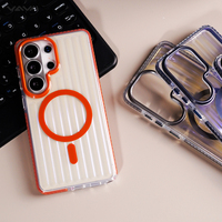 Funda Protectora Rígida para Teléfono VAWI B337, Resistente a Golpes, Transparente, Magnética, para Samsung S26 Ultra Plus y para iPhone