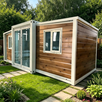Maison modulaire pliable pour les aventures en plein air avec structure en acier durable
