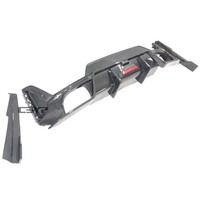 Nouveau Diffuseur Arrière à Visser en Fibre de Carbone Noir Carbone de Haute Qualité Style TK avec Éclairage LED pour Série 3 2023+ G20 G28 Kit Carrosserie