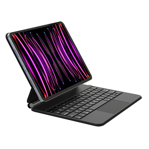 เคสคีย์บอร์ด Magic Keyboard สำหรับ <span class=keywords><strong>iPad</strong></span> <span class=keywords><strong>Pro</strong></span> M5&M4 รุ่นที่ 1/2/3/4 ขนาด <span class=keywords><strong>11</strong></span> นิ้ว คีย์บอร์ดบลูทูธแบบชาร์จได้ พร้อมทัชแพด ไฟแบ็คไลท์ 3 ระดับ - Product Image 1