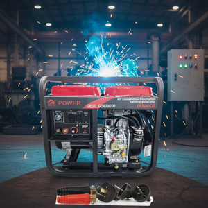 Air-Cooled Silent Type Welding Generator 11500CE 230V AC Auto Start Remote Control Oil <b>Pump</b> - Product Image 5