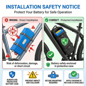 بطارية ليثيوم ألمانية الصنع 48 فولت 40 أمبير ساعة، خلايا منشورية الشكل 13s1p 40 أمبير ساعة من الدرجة أ مع نظام إدارة البطارية 60 أمبير وقابس XT60 4 أمبير - Product Image 6
