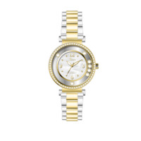Montre analogique à quartz pour femme Radiant Diva, résistante à l'eau, avec boîtier en alliage, bracelet en métal de 18 mm, cadran en nacre, marque Seiko
