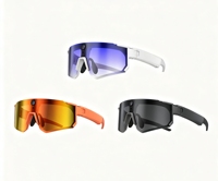Nouvelle Tendance M95 Lunettes de Sport Intelligentes IA avec Caméra HD 8MP, Assistant Vocal IA, Transfert Wi-Fi, pour Cyclisme et Conduite en Extérieur