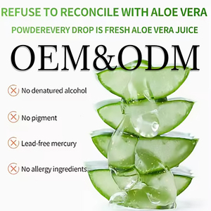 Crema Facial de <span class=keywords><strong>Gel</strong></span> de Aloe Vera Hidratante, Vegana, Orgánica, Libre de Crueldad Animal, para Todo Tipo de Piel - Antienvejecimiento, Reafirmante, Iluminadora - Product Image 3