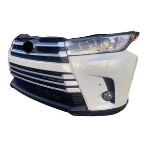 Para Toyota Highlander 2018, parachoques de coche de calidad Original, parachoques delantero con faros, piezas de coche, carrocería, accesorios para automóviles - Product Image 2