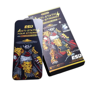 Protector de Pantalla de Vidrio Templado 3D Súper Transparente de Grado AAA Antiestático ESD, 9H Antihuellas, Antirrayaduras, 0.4mm para Teléfono Móvil - Product Image 1