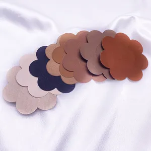 8 COLORI Sexy Copertura Dell'ugello Del Cuore di goccia Dell'acqua Del Fiore Ascensore Nipple Covers Backless Invisibile Appiccicoso Per La ragazza